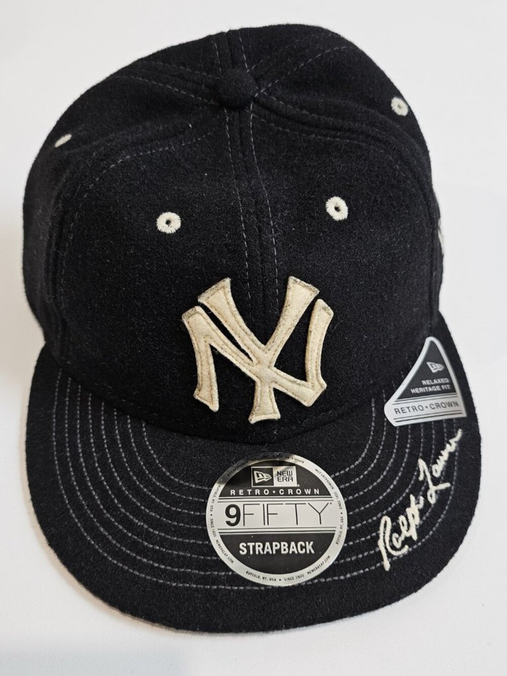 Polo Ralph Lauren New Era Yankees Cooperstown 9FIFTY Strapback Hat NWT